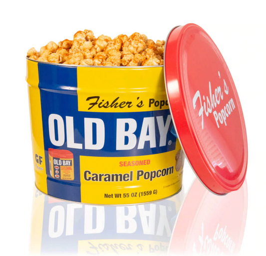 Old Bay Seasoned Caramel (2 Gal Tin) / Popcorn - Route One Apparel