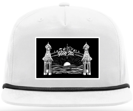 *COMING SOON* Hoop Tea Arch (White) / Snapback - Route One Apparel