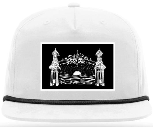 *COMING SOON* Hoop Tea Arch (White) / Snapback - Route One Apparel