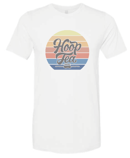 *COMING SOON* Hoop Tea Sun Logo (White) / Shirt - Route One Apparel