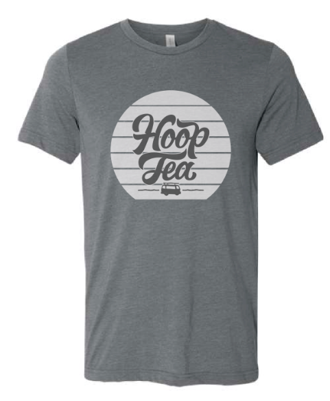*COMING SOON* Hoop Tea Sun Logo (Dark Grey Heather) / Shirt - Route One Apparel