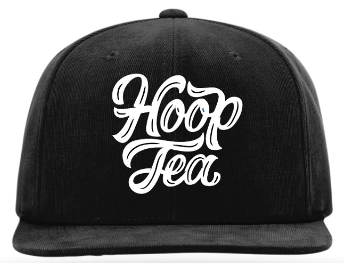 *COMING SOON* Hoop Tea Embroidered Logo (Black) / Snapback - Route One Apparel