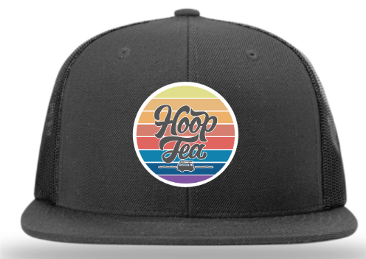 *COMING SOON* Hoop Tea - Sunset Patch (Black) / Snapback - Route One Apparel
