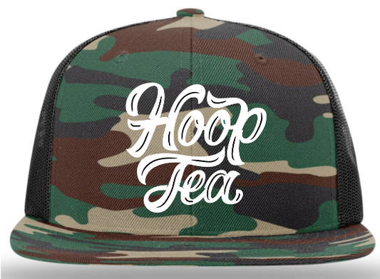 *COMING SOON* Hoop Tea Embroidered Logo (Camo) / Trucker - Route One Apparel