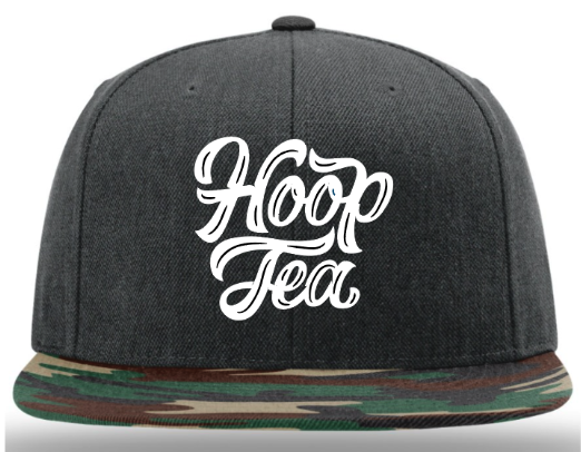 *COMING SOON* Hoop Tea Embroidered Logo (Charcoal/Camo) / Snapback - Route One Apparel