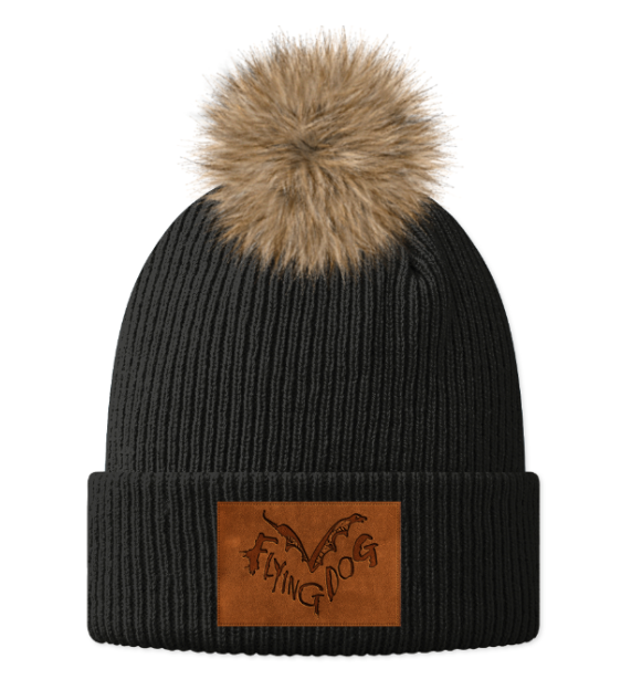 Flying Dog / Pom Beanie - Route One Apparel