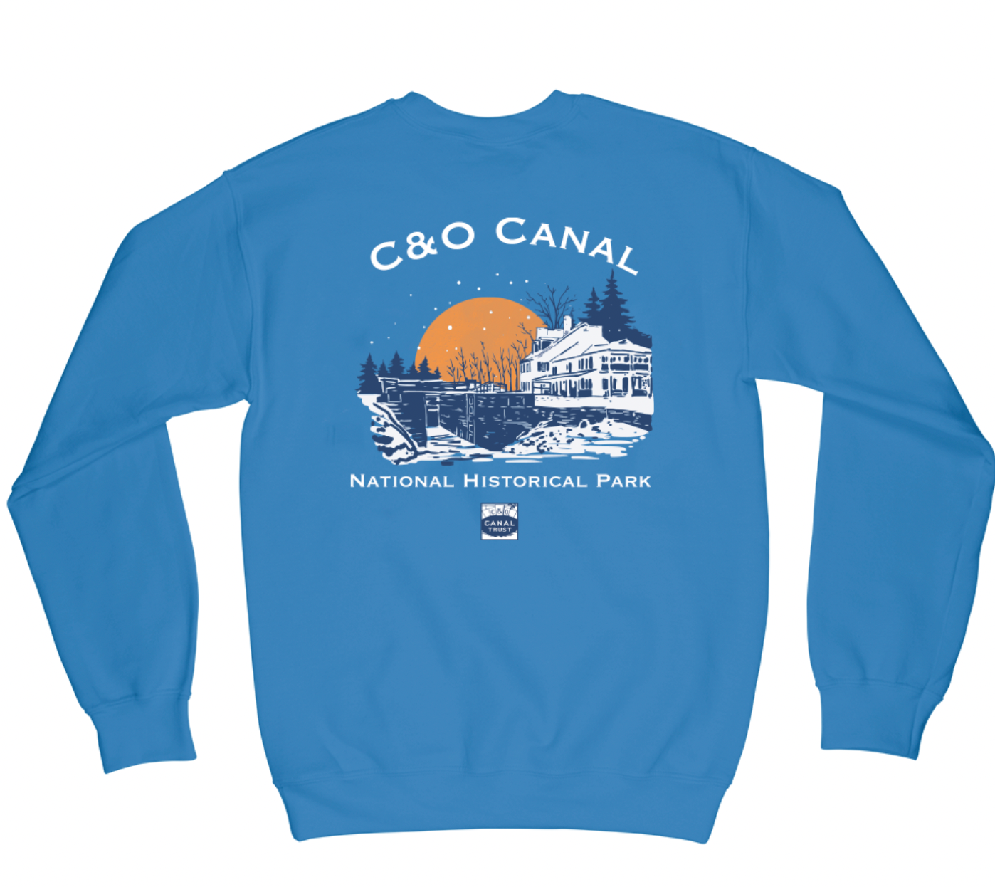*PRE-ORDER* C&O Canal National Historical Park Holiday Crew (Carolina Blue) / Crew Sweatshirt - Route One Apparel