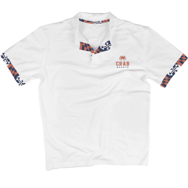 Crab Sports (White) / Polo - Route One Apparel