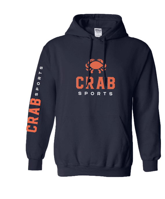 Crab Sports Hoodie (Navy) / Hoodie - Route One Apparel