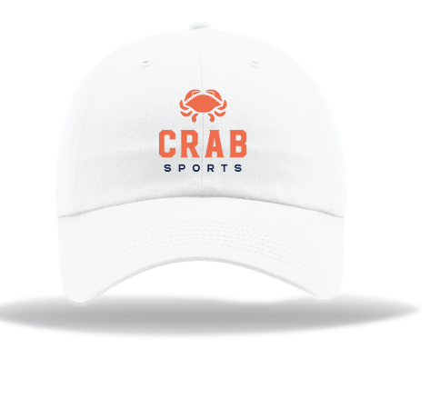 Crab Sports (White) / Baseball Hat - Route One Apparel
