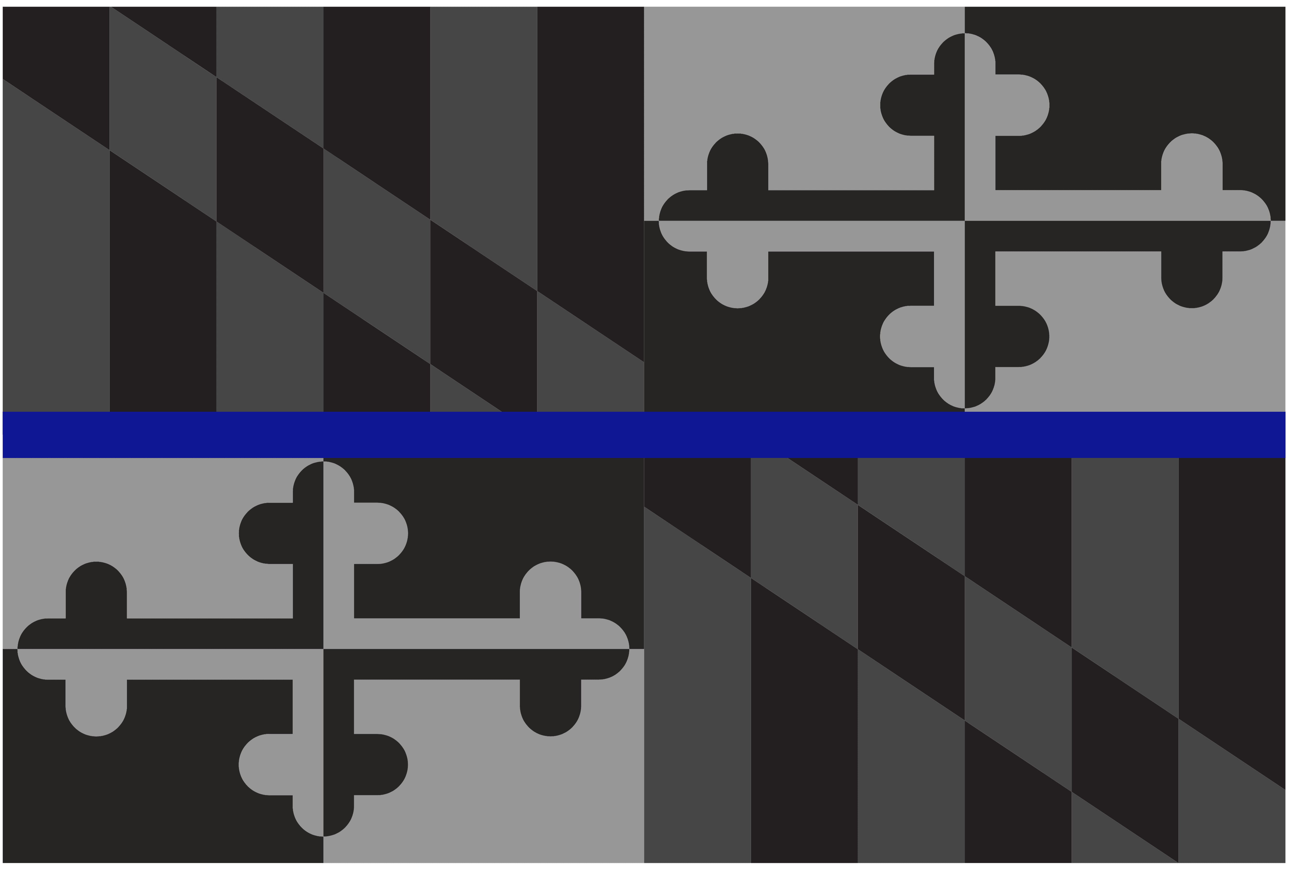 Maryland Flag Blue Line / Flag - Route One Apparel