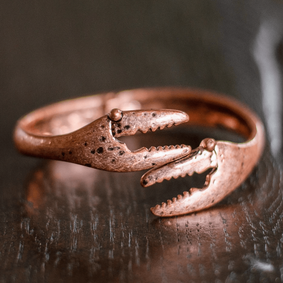 Crab Claw (Matted Rose Gold) / Bangle Bracelet - Route One Apparel
