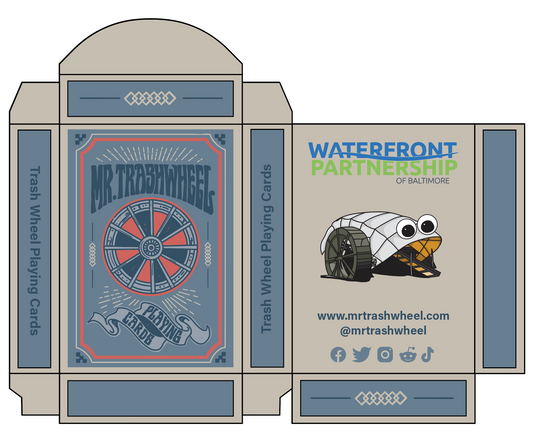 Trash Wheel Earth Day Birthday / Playing Cards - Route One Apparel
