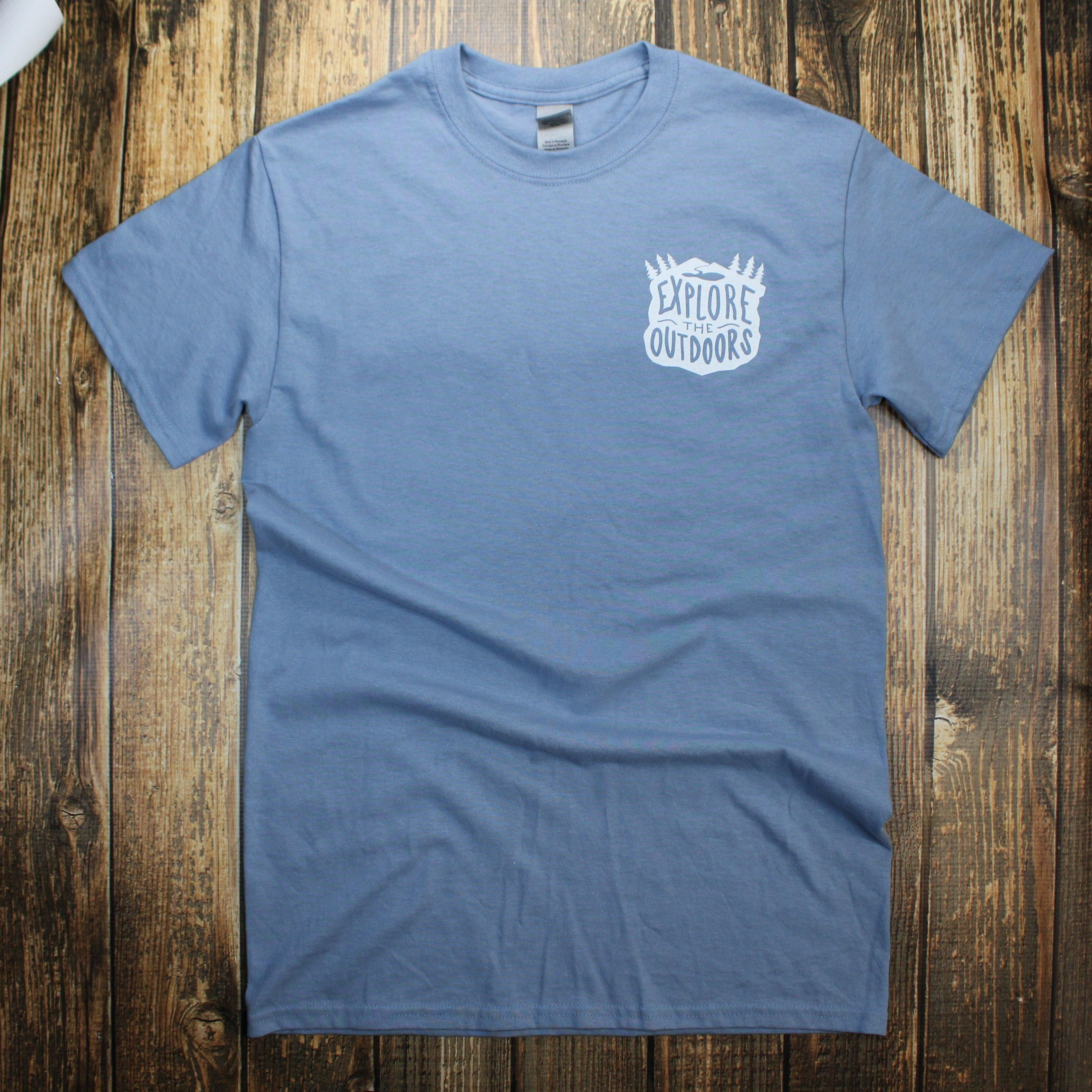 Seneca Creek State Park (Stone Blue) / Shirt - Route One Apparel