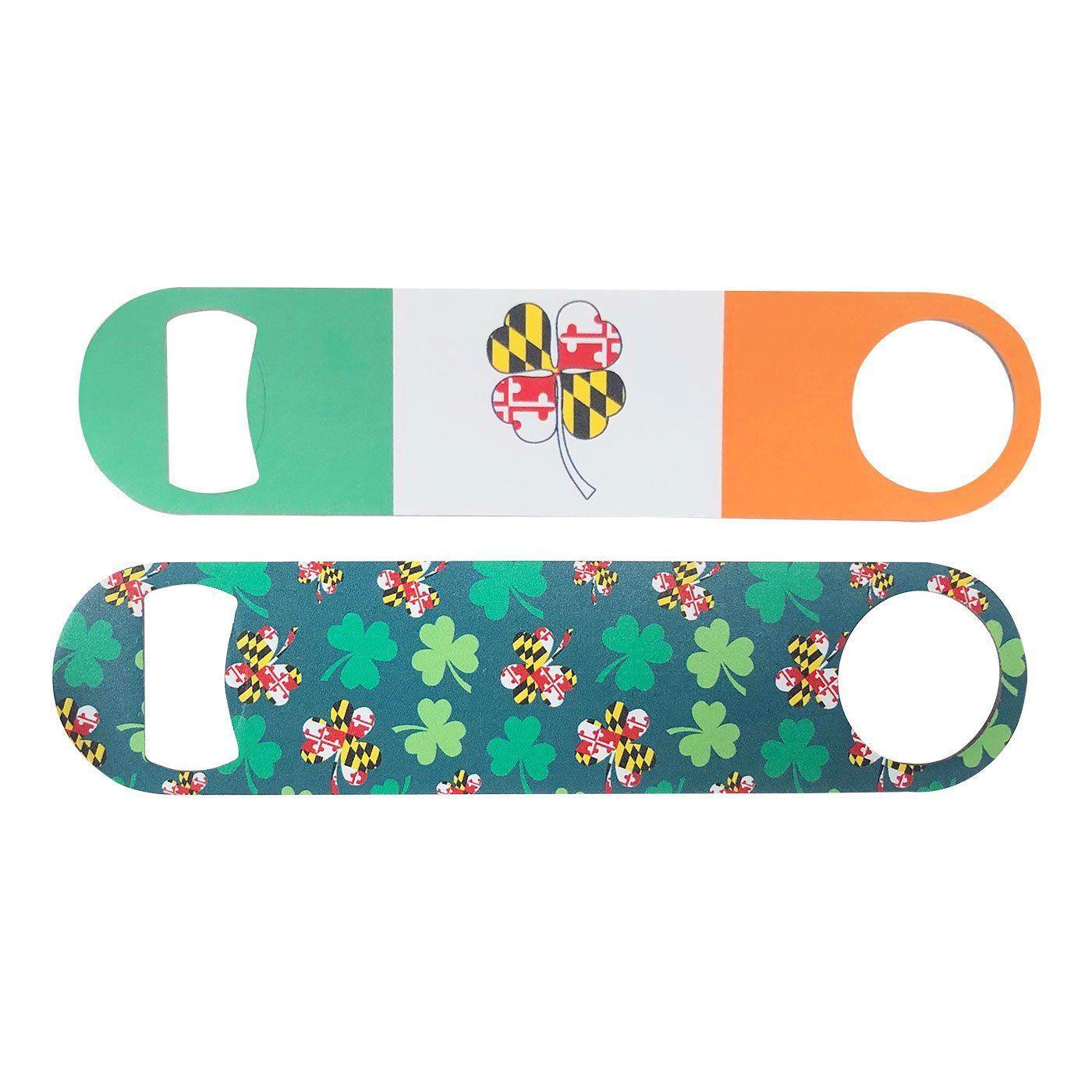Irish Maryland Flag Shamrock / Bottle Opener - Route One Apparel