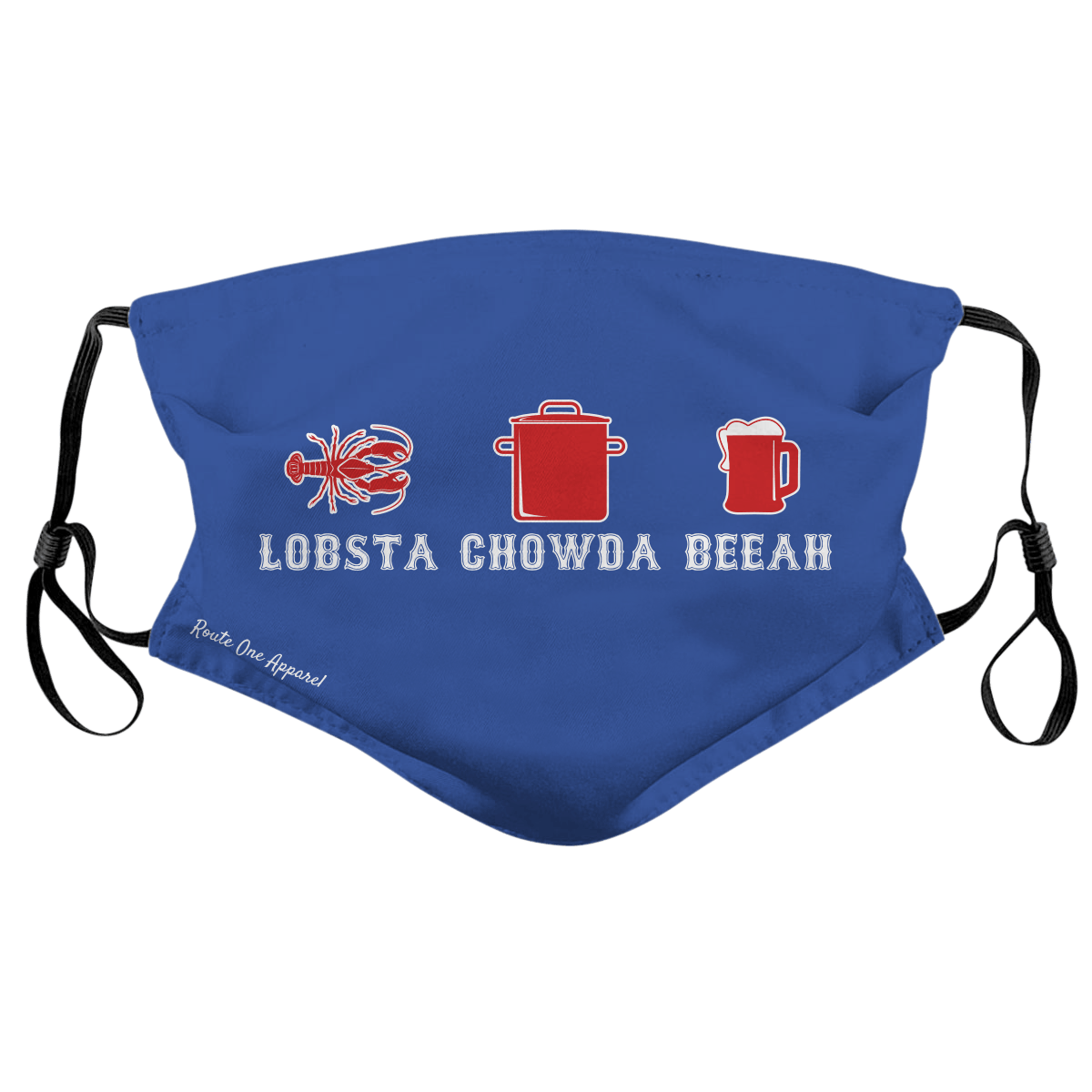 Lobsta Chowda Beeah / Face Mask - Route One Apparel