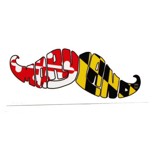 Maryland Boh Mustache / Sticker - Route One Apparel