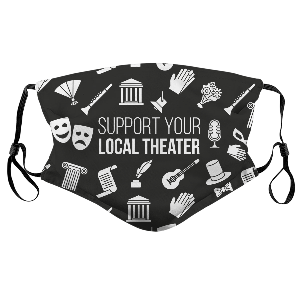 Support Your Local Theater / Face Mask - Route One Apparel