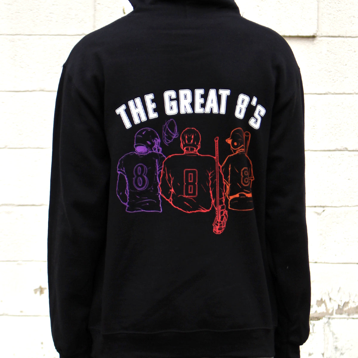 The Great 8's - Maryland Edition (Black) / Hoodie - Route One Apparel