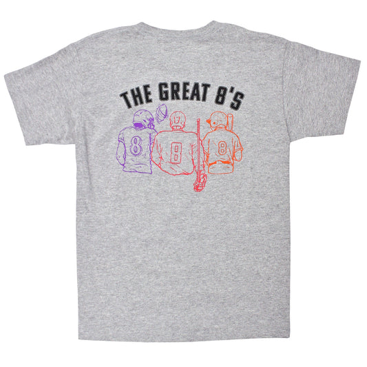 The Great 8's  (Grey) / *Youth* Shirt - Route One Apparel