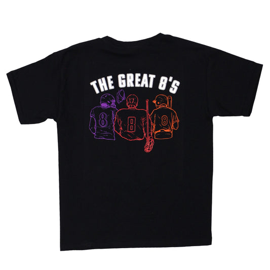 The Great 8's  (Black) / *Youth* Shirt - Route One Apparel