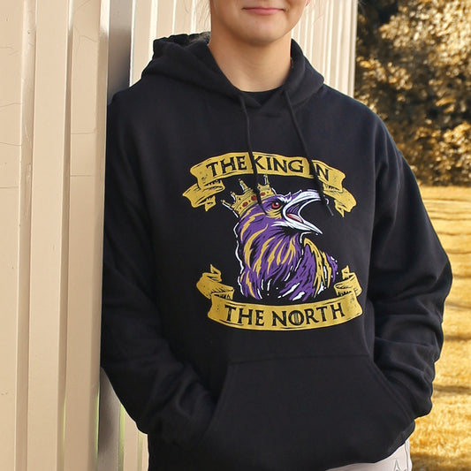 The King In The North (Black) / Hoodie - Route One Apparel