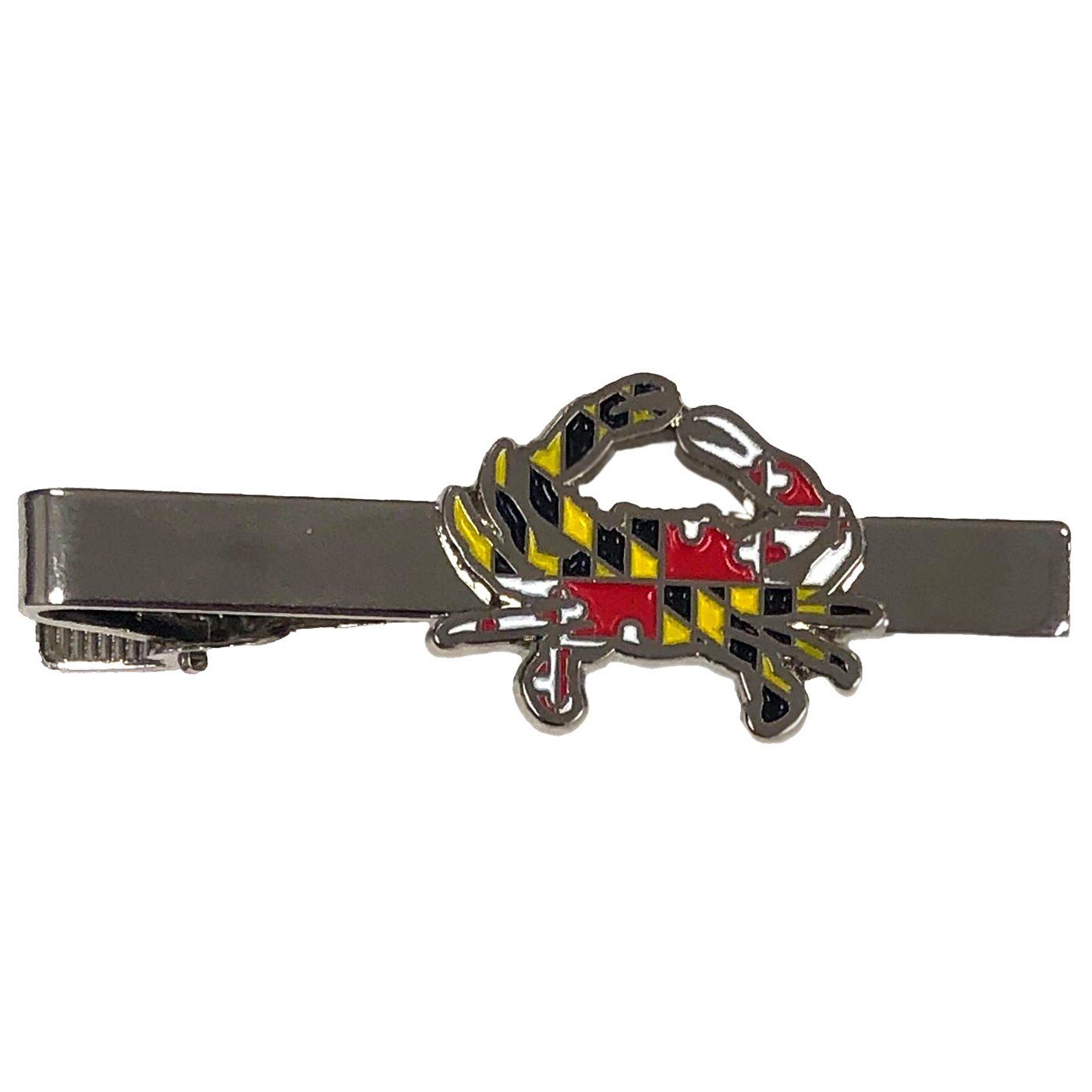 Maryland Full Flag Crab / Enamel Tie Clip - Route One Apparel