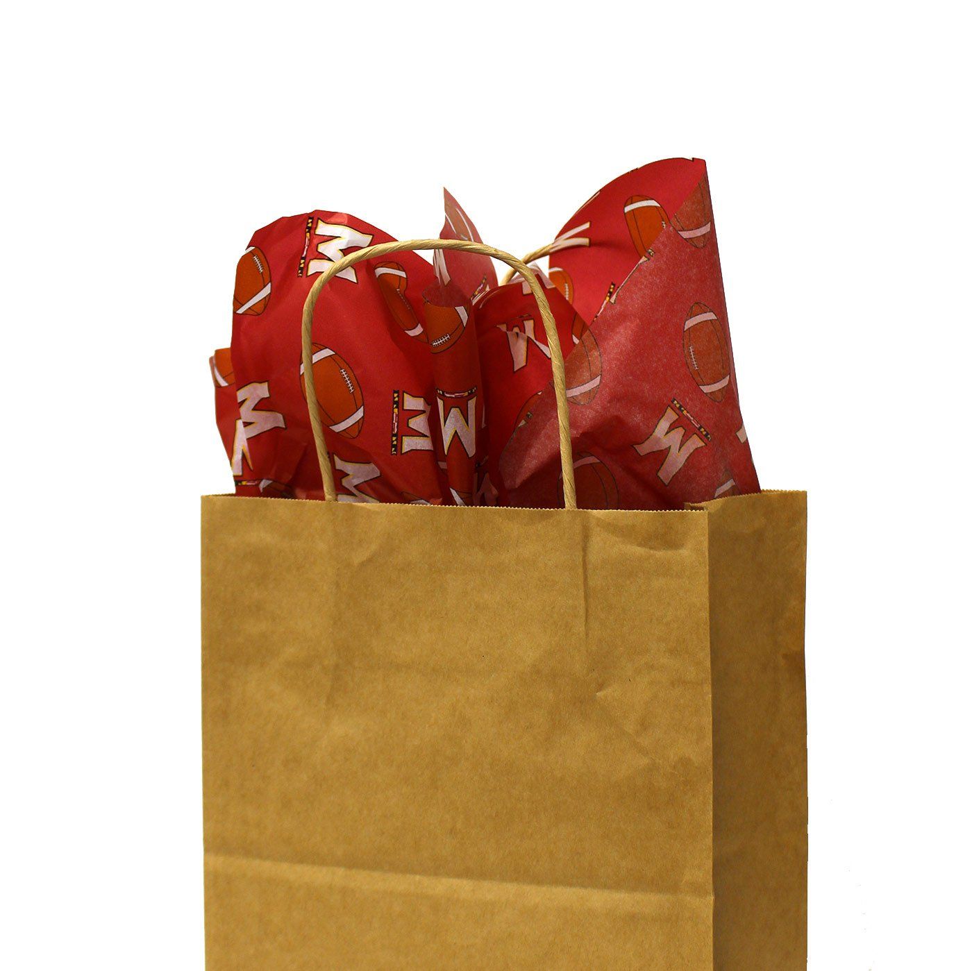 UMD Football and "M" Logo Pattern / Tissue Paper Pack - Route One Apparel