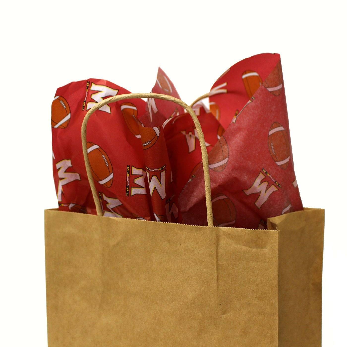 UMD Football and "M" Logo Pattern / Tissue Paper Pack - Route One Apparel