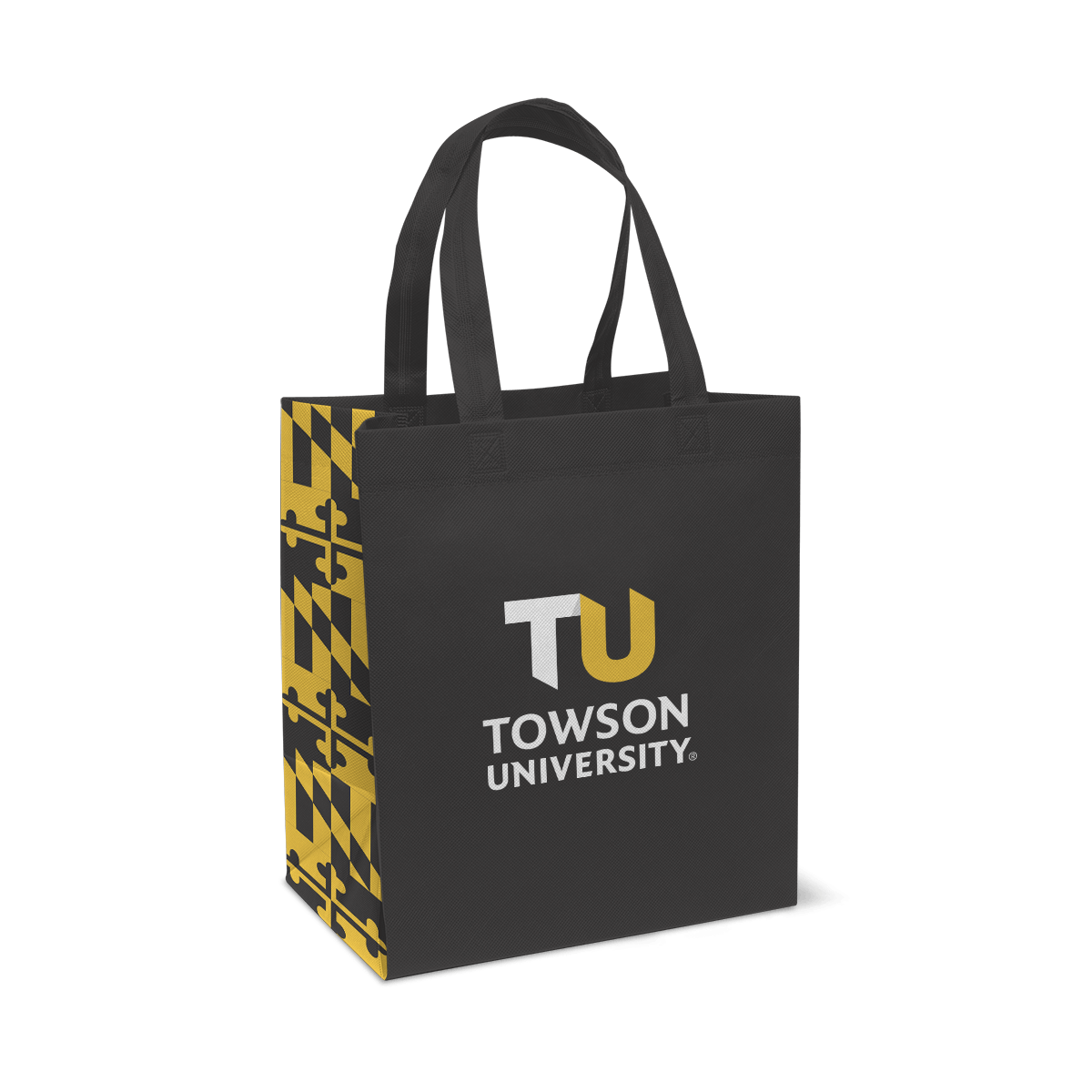 Towson University w/ Golden MD Flag / Reusable Shopping Bag - Route One Apparel
