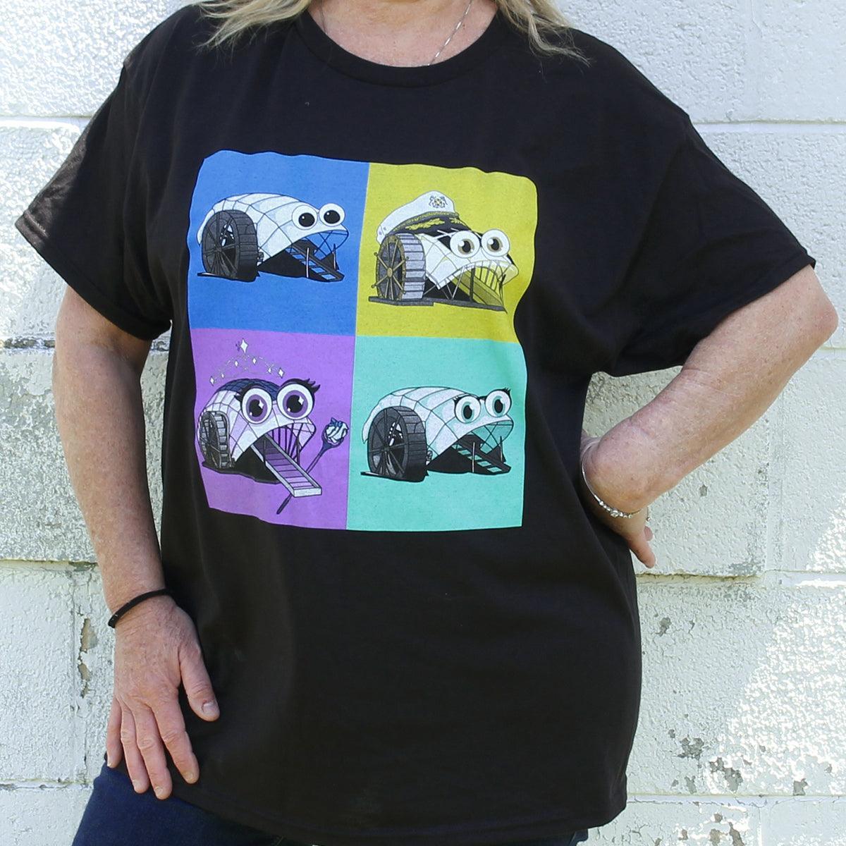 Trash Wheel Warhol (Black) / Shirt - Route One Apparel
