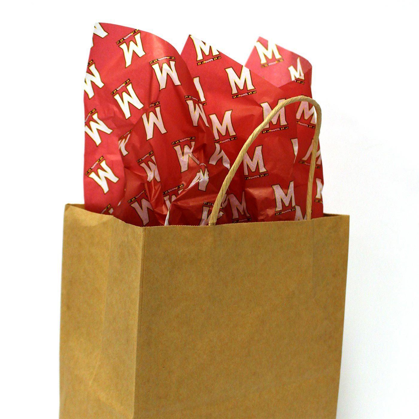 UMD "M" Logo (Red) / Tissue Paper Pack - Route One Apparel