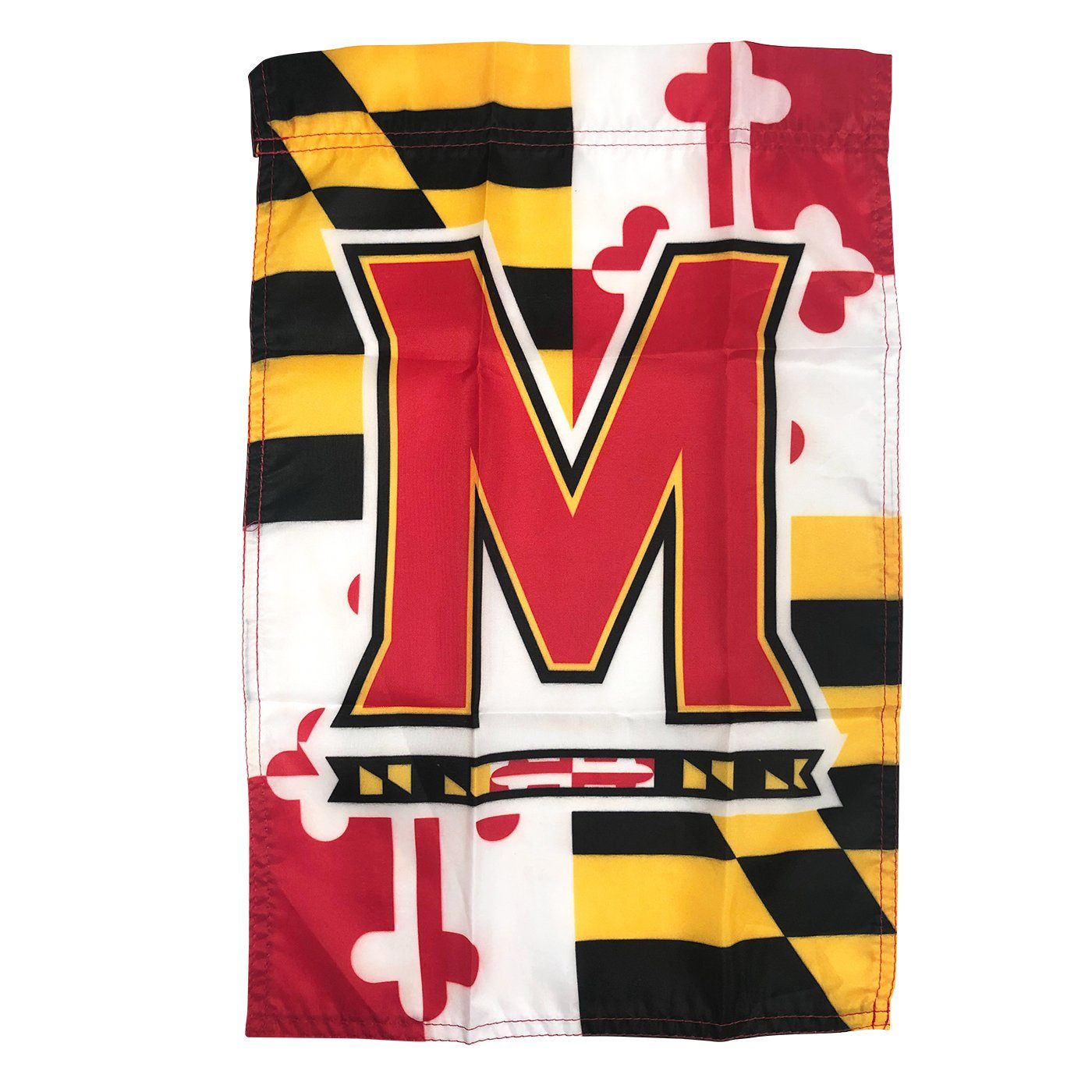 Maryland Flag with UMD "M" Logo / Garden Flag - Route One Apparel