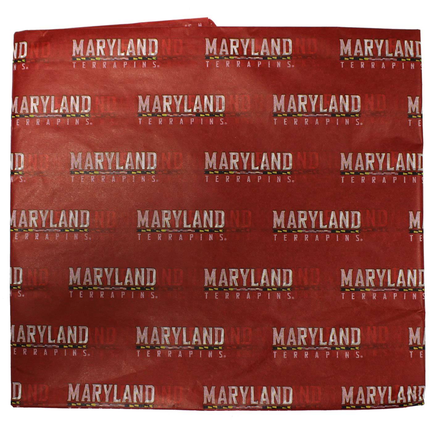 UMD Athletic Logo Pattern (Red) / Tissue Paper Pack - Route One Apparel