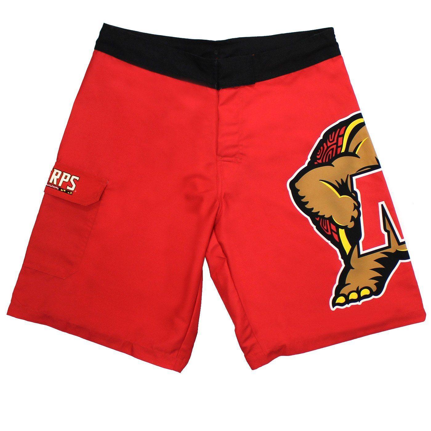 UMD Testudo (Red) / Board Shorts - Route One Apparel