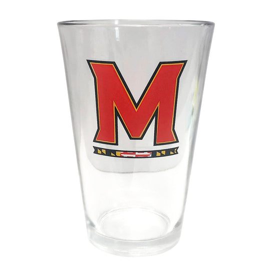 UMD "M" Logo / Pint Glass - Route One Apparel