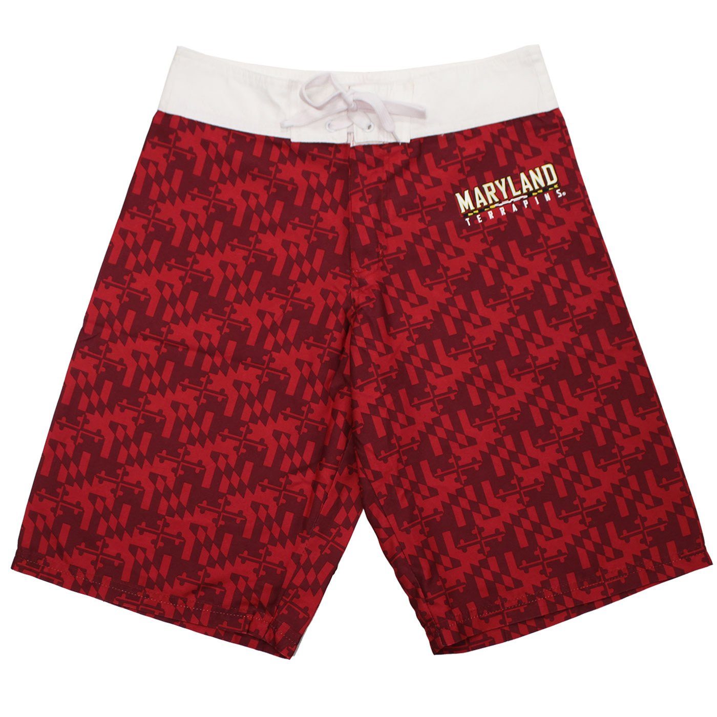 UMD Red Two-Tone (Red) / Board Shorts - Route One Apparel