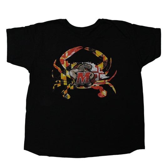 Maryland Terps Crab (Black) / Ladies Flowy Shirt - Route One Apparel