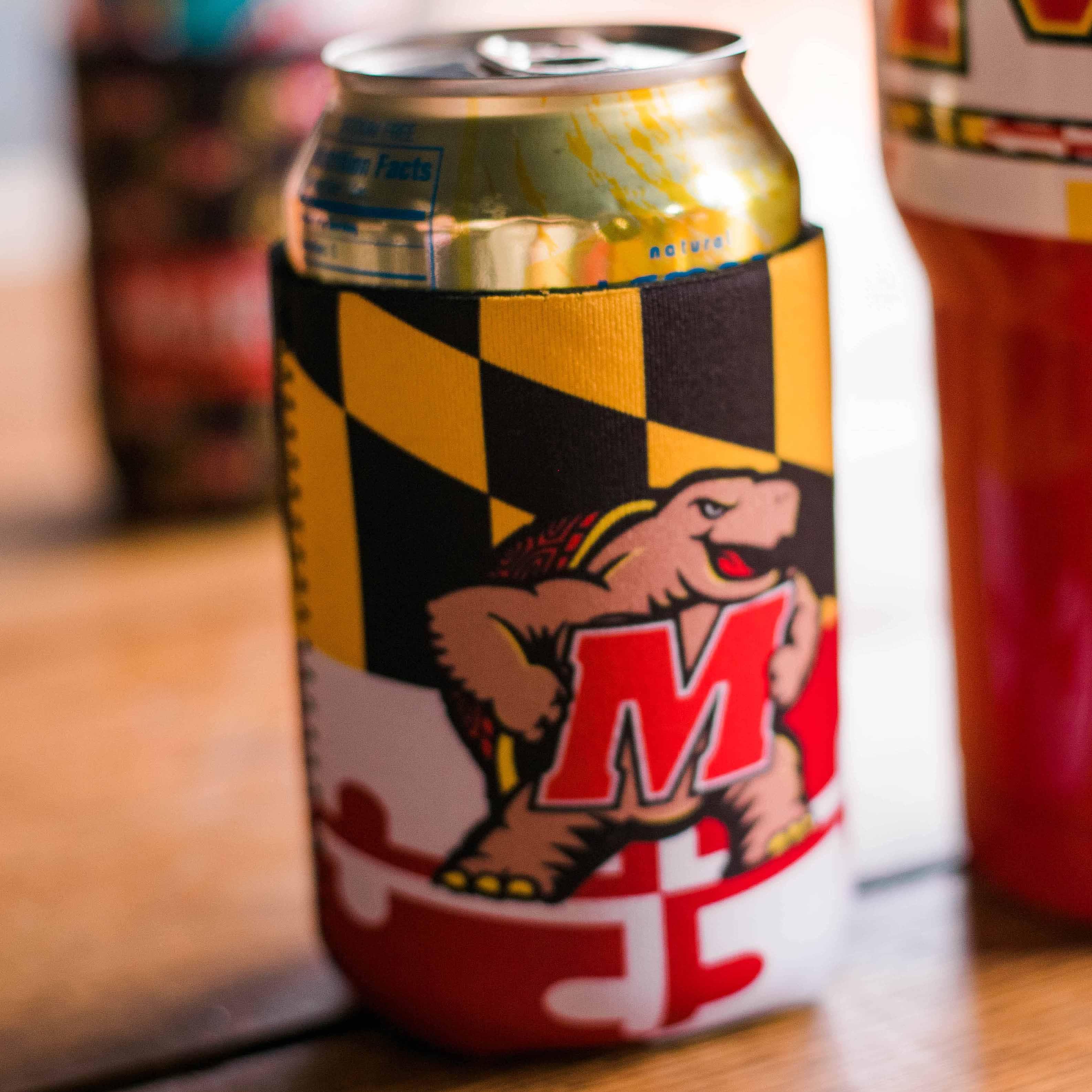 Maryland Flag with Testudo / Can Cooler - Route One Apparel