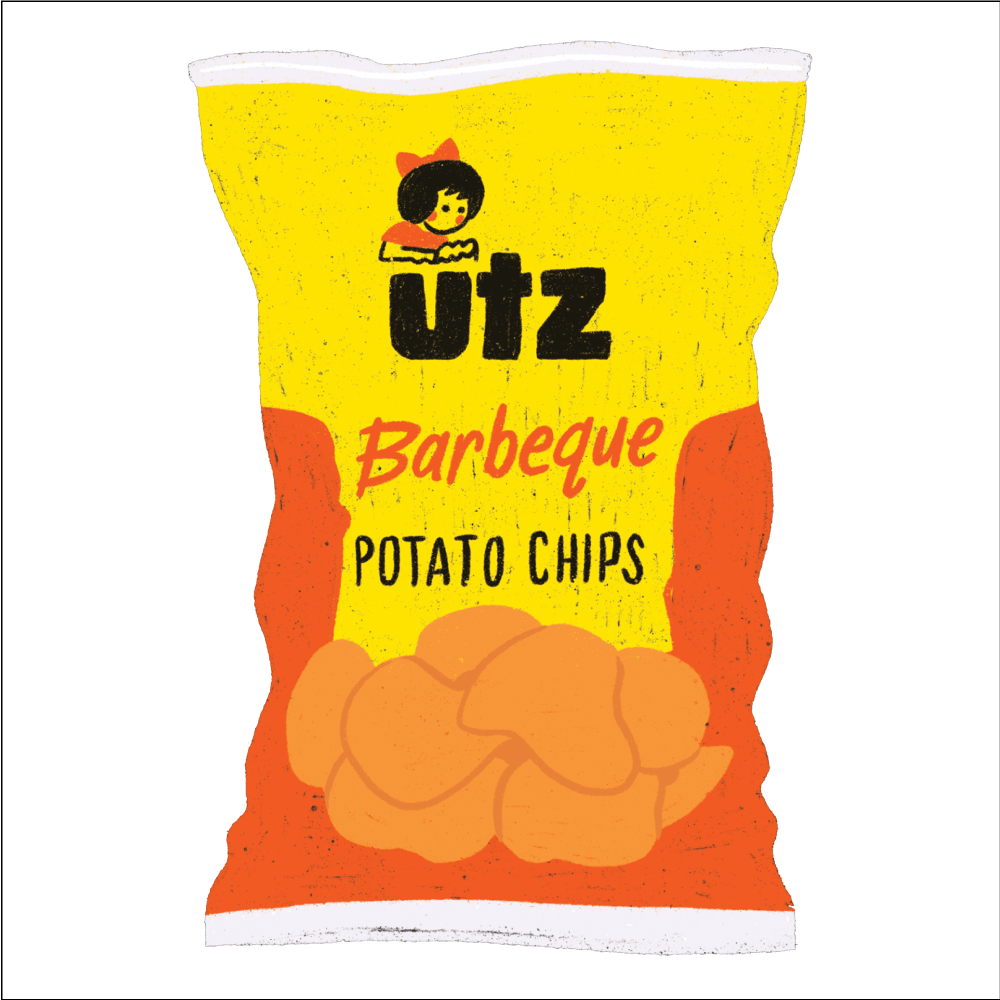 Utz Barbeque Chips Bag / Sticker - Route One Apparel