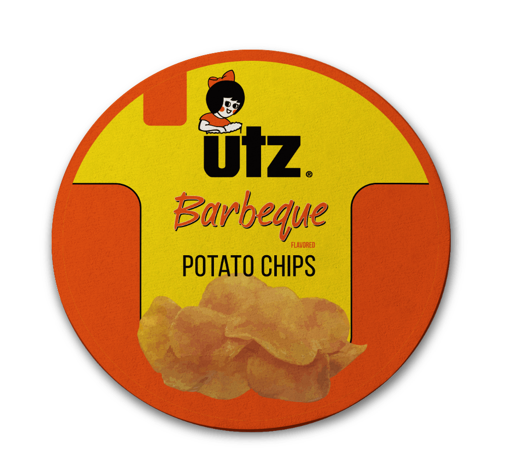 Utz Barbeque Chips / Cork Coaster - Route One Apparel