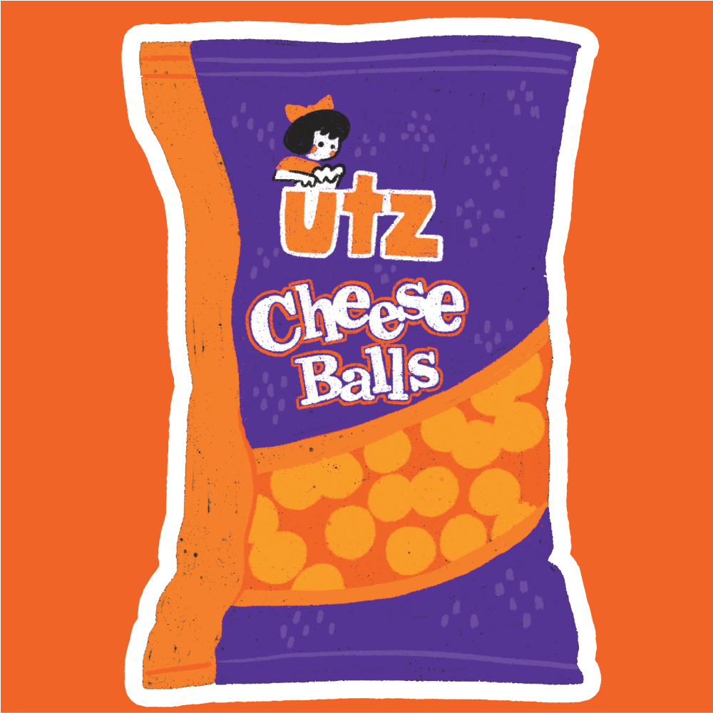 Utz Cheese Balls Bag / Sticker - Route One Apparel
