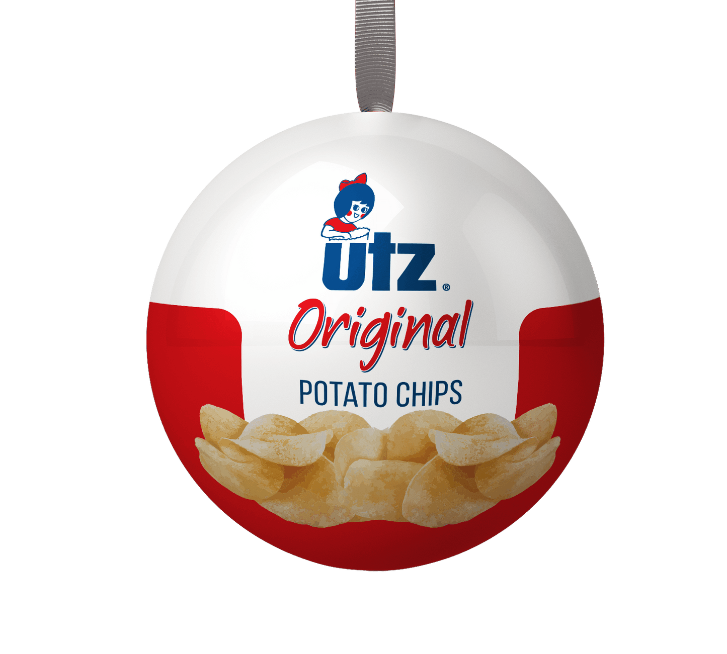 Utz Original Chips / Tin Ball Ornament - Route One Apparel