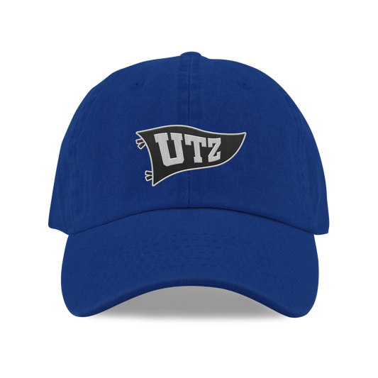 Utz Pennant Flag (Blue) / Baseball Hat - Route One Apparel