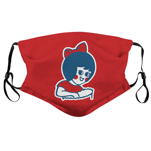 Utz Girl Logo (Red) / Face Mask - Route One Apparel