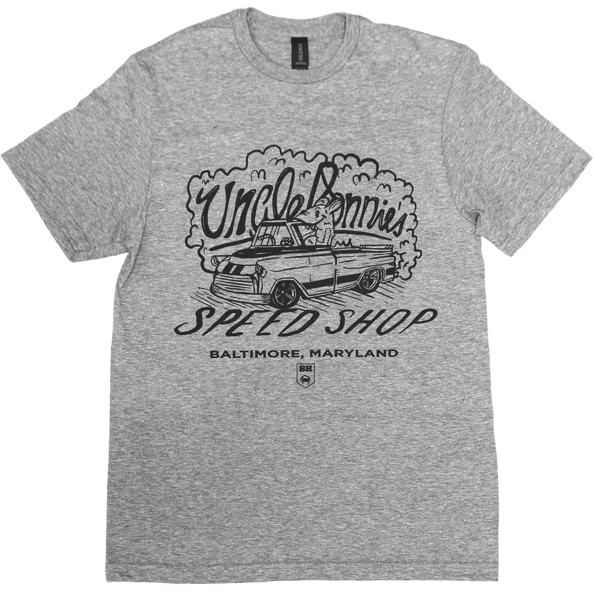 Baltimore Humor Uncle Donnie's Speed Shop (Grey) / Shirt - Route One Apparel