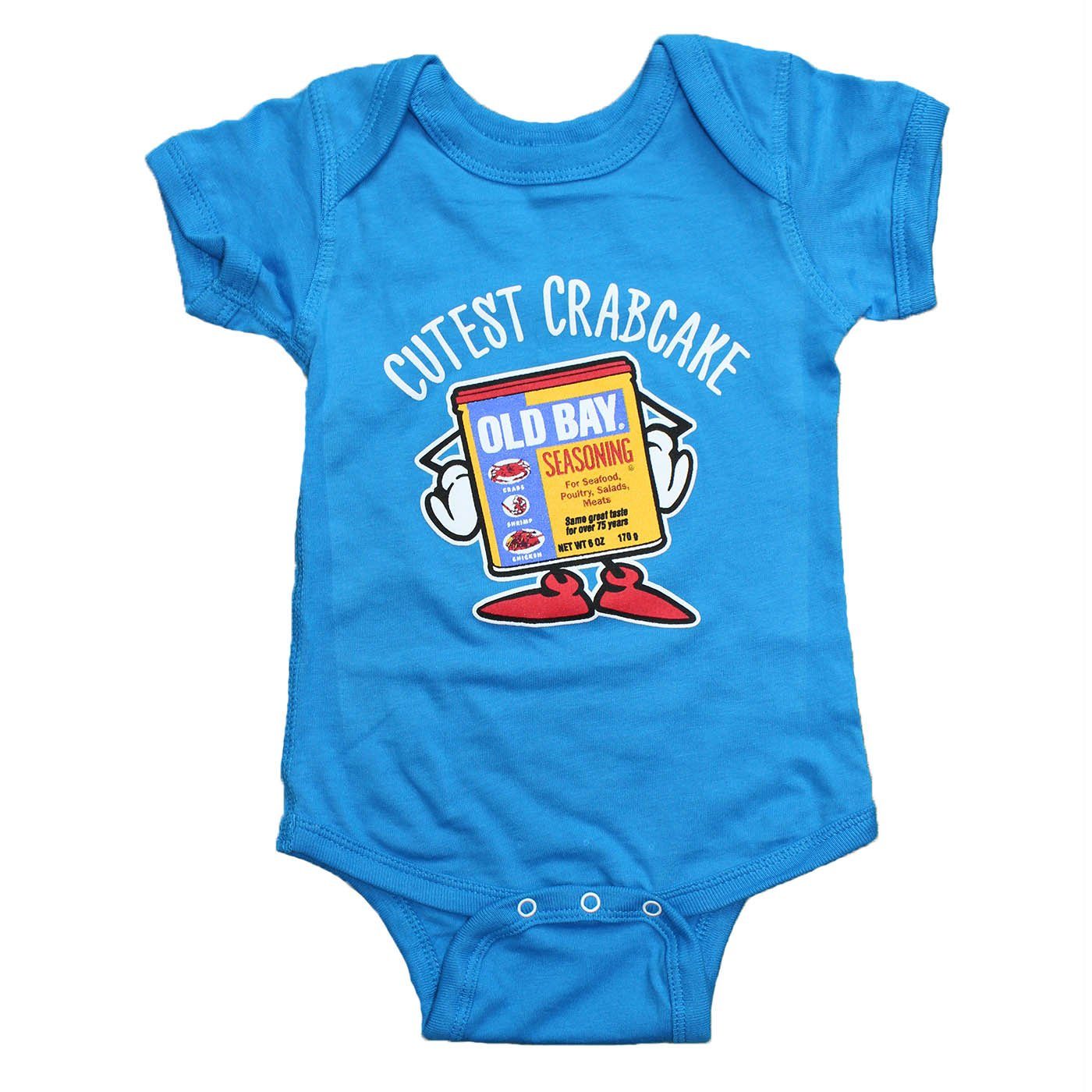 Cutest Crabcake (Cobalt) / Baby Onesie - Route One Apparel