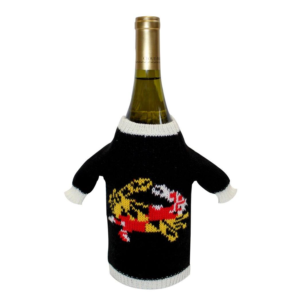Maryland Full Flag Crab / Wine Bottle Sweater - Route One Apparel