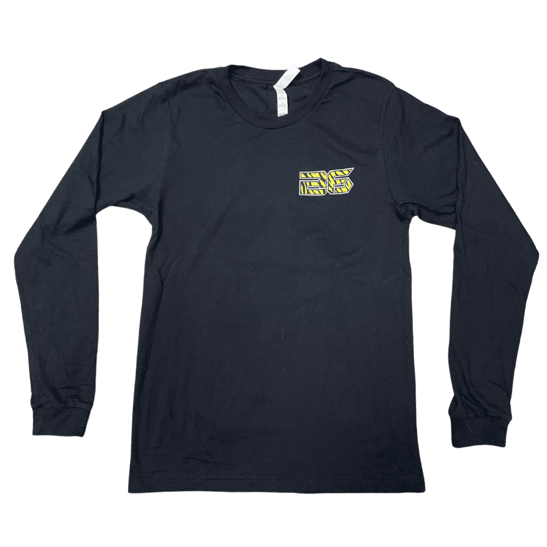 Bryce Frederick - Maryland Born, Maryland Bred Logo (Black) / Long Sleeve - Route One Apparel