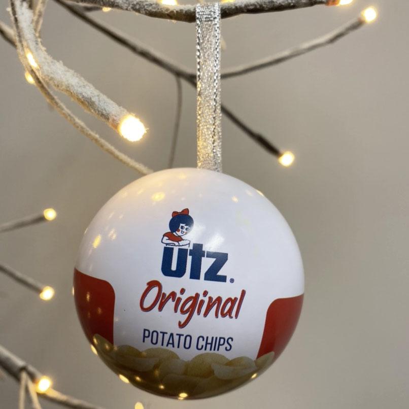 Utz Original Chips / Tin Ball Ornament - Route One Apparel